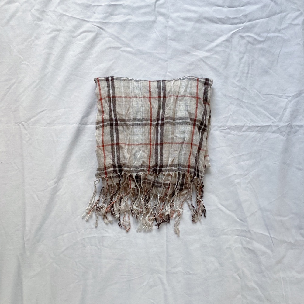 Plaid scarf
